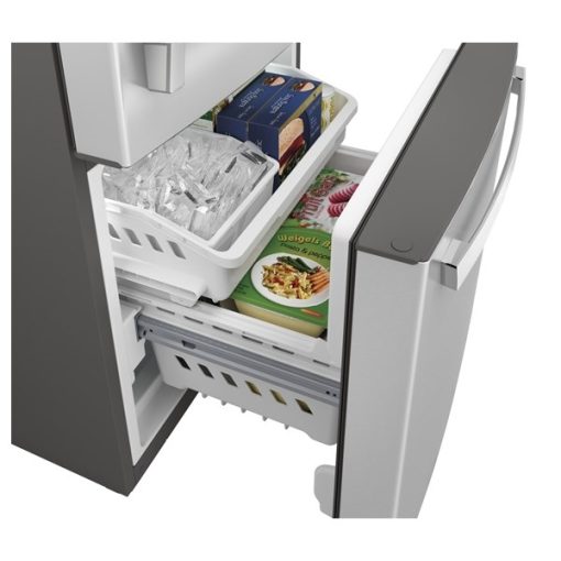 20.9 cu ft Bottom Freezer Stainless Refrigerator - Image 3