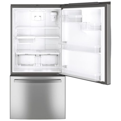 24.9 cu ft Bottom Freezer Stainless Refrigerator - Image 2