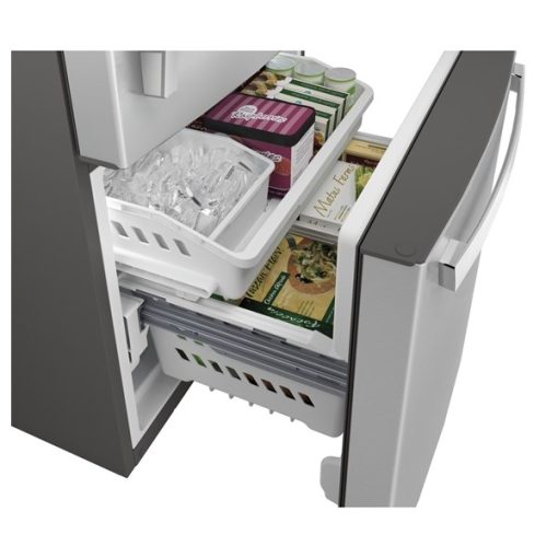24.9 cu ft Bottom Freezer Stainless Refrigerator - Image 3