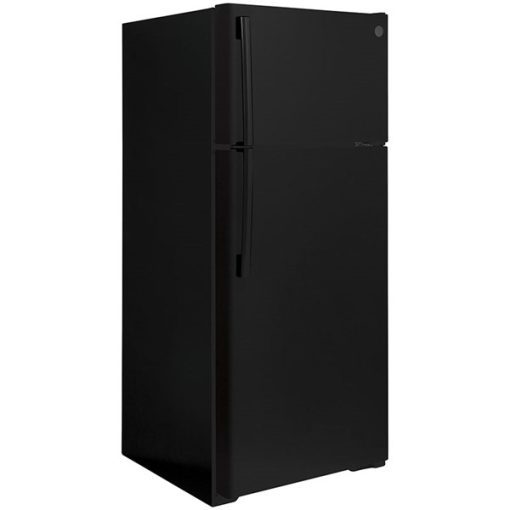 17.5 cu ft Top Freezer Black Refrigerator - Image 2