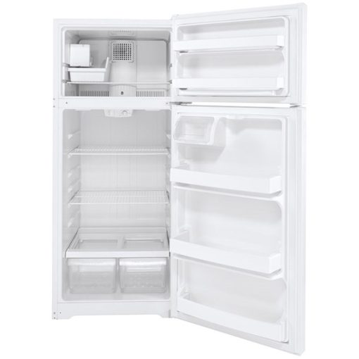 17.5 cu ft Top Freezer White Refrigerator - Image 3