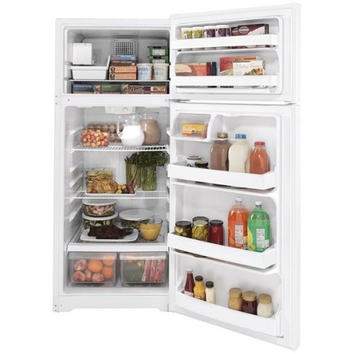 17.5 cu ft Top Freezer White Refrigerator - Image 4