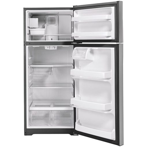 17.5 cu ft Top Freezer Stainless Refrigerator - Image 3