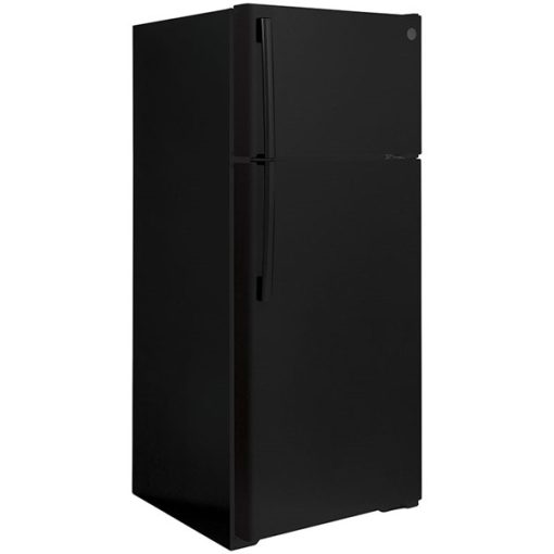 17.5 cu ft Top Freezer Black Refrigerator - Image 2