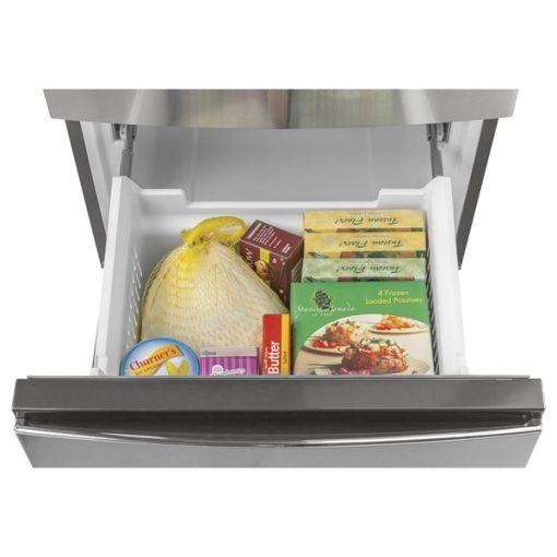 11.9 cu ft Bottom Freezer Stainless Refrigerator - Image 3