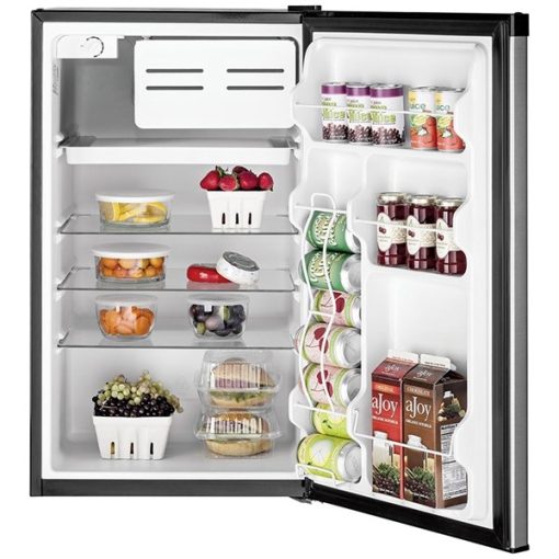 4.4 cu ft Compact Stainless Refrigerator - Image 3