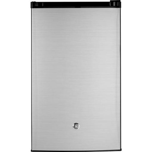 4.4 cu ft Compact Stainless Refrigerator