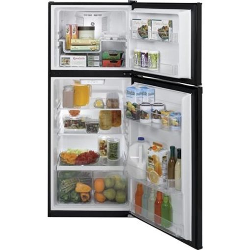 11.6 cu ft Top Freezer Black Refrigerator - Image 3