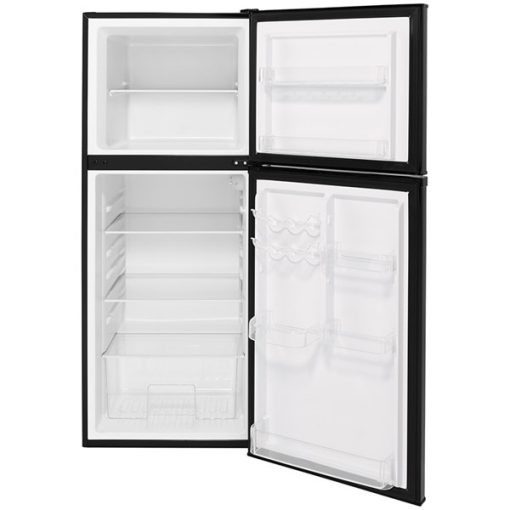 9.8 cu ft Top Freezer Black Refrigerator - Image 3
