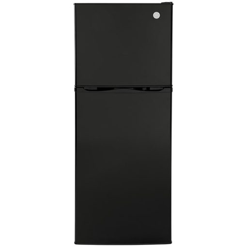 9.8 cu ft Top Freezer Black Refrigerator