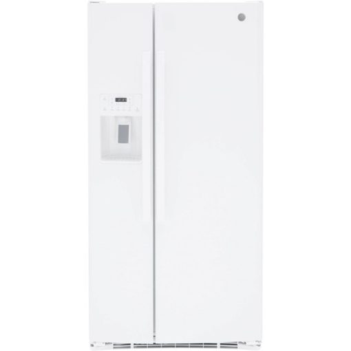 23.2 cu ft Side-by-Side White Refrigerator