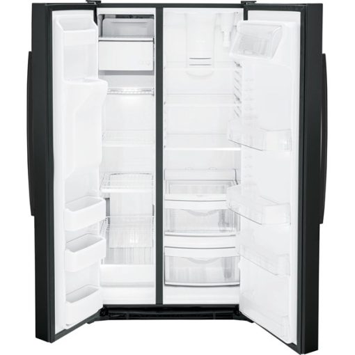 25.4 cu ft Side-by-Side Black Refrigerator - Image 2