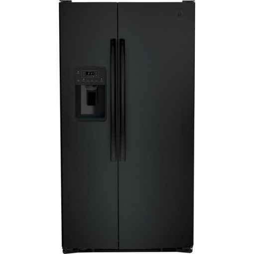 25.4 cu ft Side-by-Side Black Refrigerator