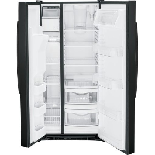 23 cu ft Side-by-Side Black Refrigerator - Image 2