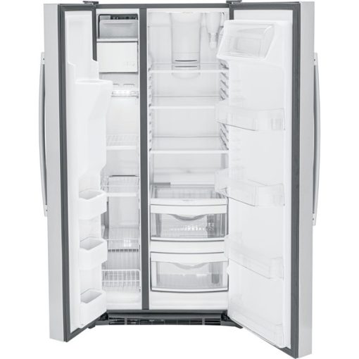 23 cu ft Side-by-Side Stainless Refrigerator - Image 2
