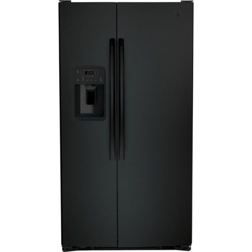 25.4 cu ft Side-by-Side Black Refrigerator