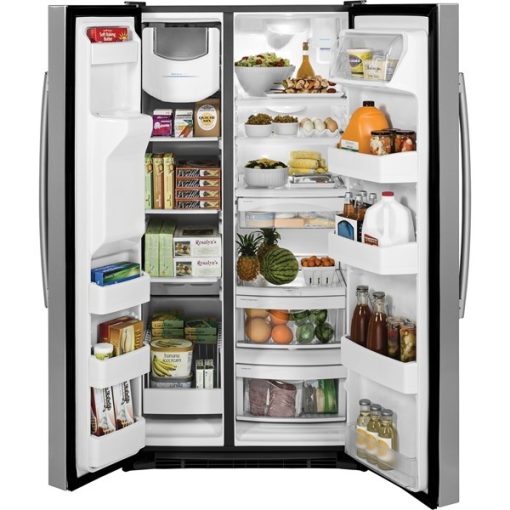 25.4 cu ft Side-by-Side Stainless Refrigerator - Image 4