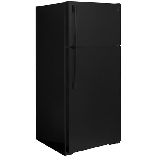 16.6 cu ft Top Freezer Black Refrigerator - Image 2