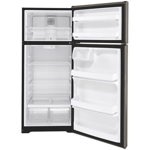 17.5 cu ft Top Freezer Silver Refrigerator - Image 3