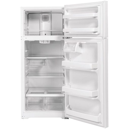 17.5 cu ft Top Freezer White Refrigerator - Image 3