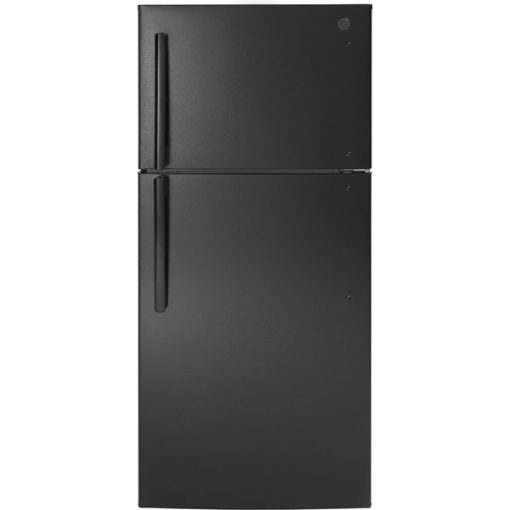 18.3 cu ft Top Freezer Black Refrigerator