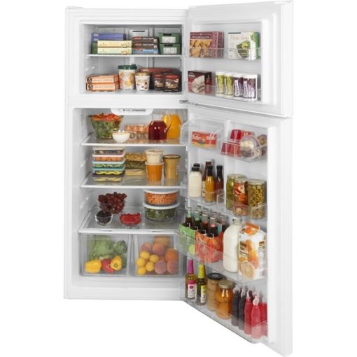 18.3 cu ft Top Freezer White Refrigerator - Image 2