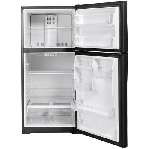 19.1 cu ft Top Freezer Black Refrigerator - Image 3