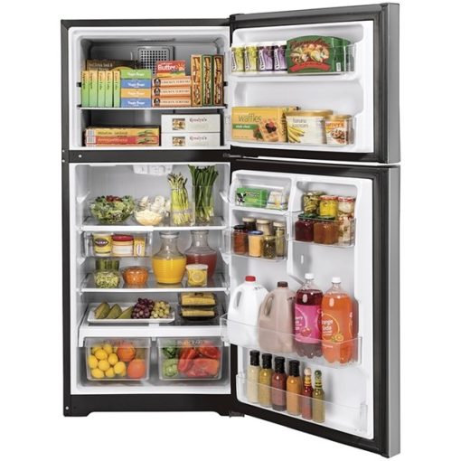 19.1 cu ft Top Freezer Stainless Refrigerator - Image 4