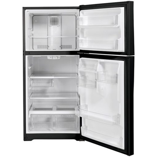 19.1 cu ft Top Freezer Black Refrigerator - Image 3