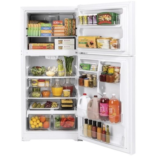 19.1 cu ft Top Freezer White Refrigerator - Image 4