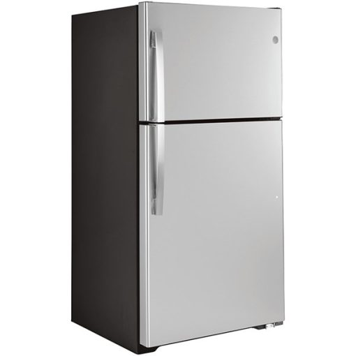 21.9 cu ft Top Freezer Stainless Refrigerator - Image 2