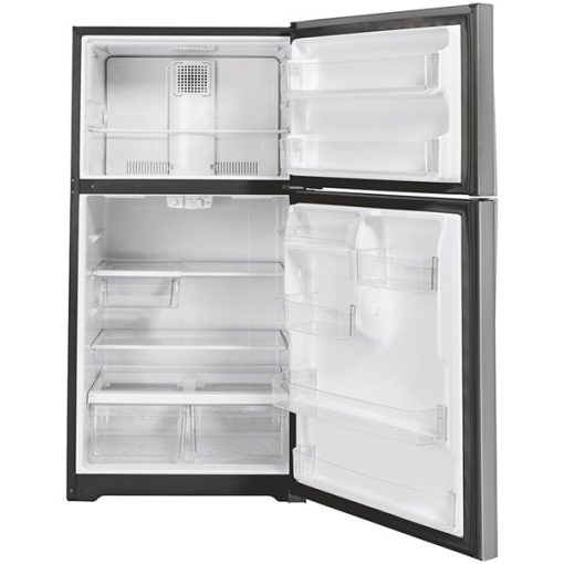 21.9 cu ft Top Freezer Stainless Refrigerator - Image 3