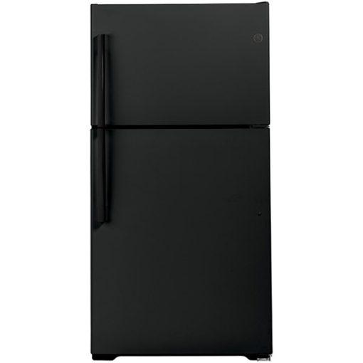 21.9 cu ft Top Freezer Black Refrigerator
