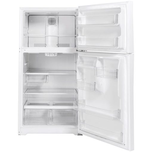 21.9 cu ft Top Freezer White Refrigerator - Image 3