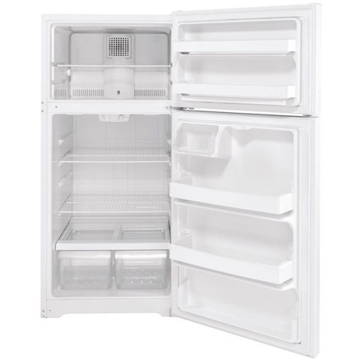 15.6 cu ft Top Freezer White Refrigerator - Image 3