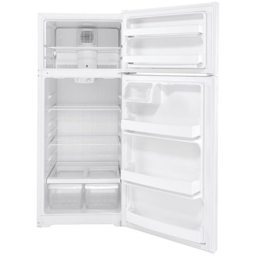 17.5 cu ft Top Freezer White Refrigerator - Image 3