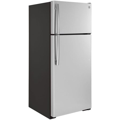 17.5 cu ft Top Freezer Stainless Refrigerator - Image 2