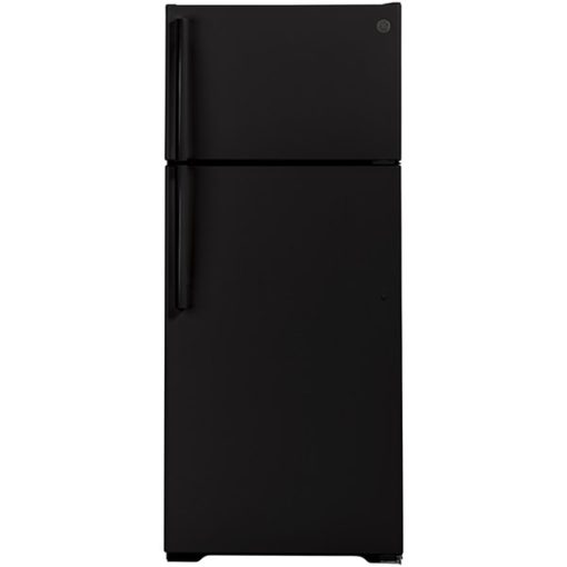 17.5 cu ft Top Freezer Black Refrigerator