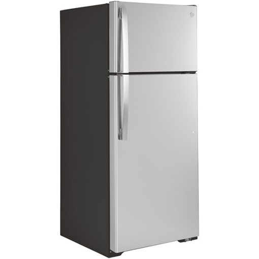 17.5 cu ft Top Freezer Stainless Refrigerator - Image 2