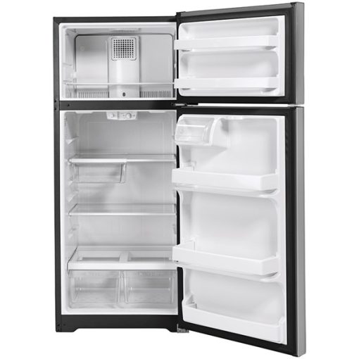 17.5 cu ft Top Freezer Stainless Refrigerator - Image 3
