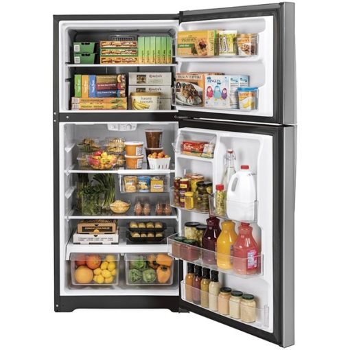 19.1 cu ft Top Freezer Stainless Refrigerator - Image 4