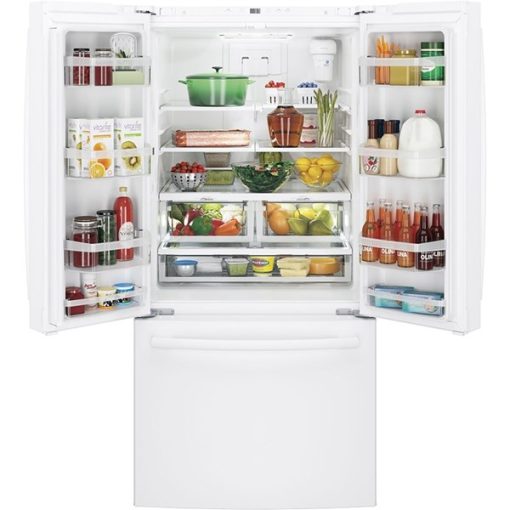 18.6 cu ft French Door White Refrigerator - Image 2