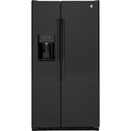 21.9 cu ft Side-by-Side Black Refrigerator
