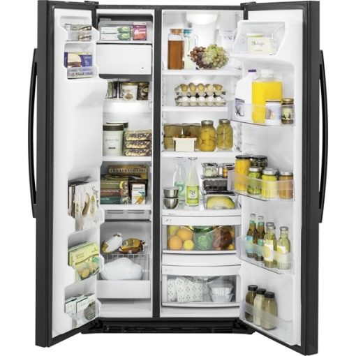 21.9 cu ft Side-by-Side Black Refrigerator - Image 3