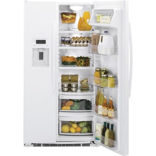 21.9 cu ft Side-by-Side White Refrigerator - Image 2