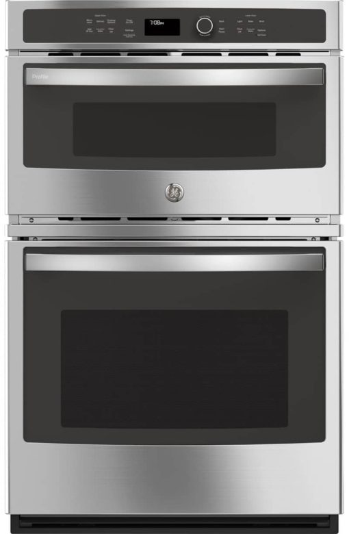 GE Profile 27" Stainless Steel Built-In Combination Microwave Wall Oven