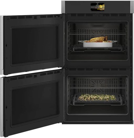 GE Profile 30" Stainless Steel Smart Built-In Convection Double Wall Oven With Left-Hand Side-Swing Doors - Image 2