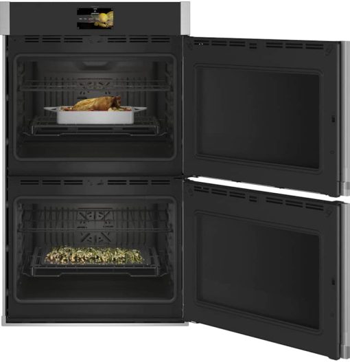 GE Profile 30" Stainless Steel Smart Built-In Convection Double Wall Oven With Right-Hand Side-Swing Doors - Image 2