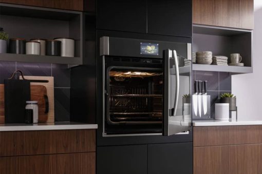 GE Profile 30" Stainless Steel Left-Hinge Smart Built-In Convection Single Wall Oven - Image 6