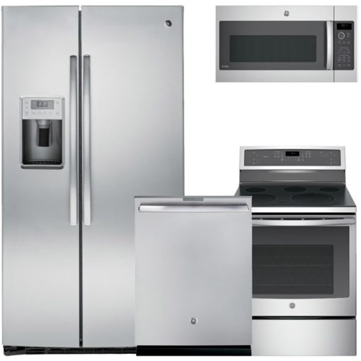 GE Profile Stainless Steel Four Piece Kitchen Suite